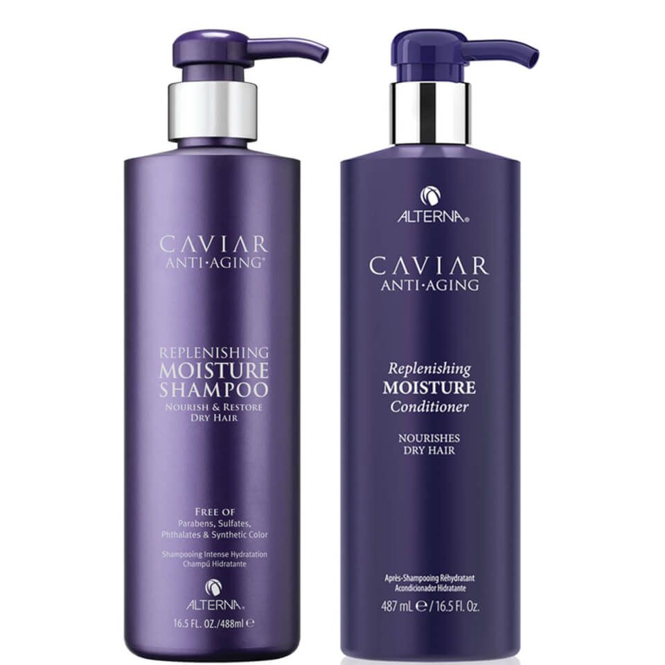 Alterna Caviar Anti-Aging Replenishing Moisture Shampoo and Conditioner 16.5 oz (Worth $132) | Skinstore