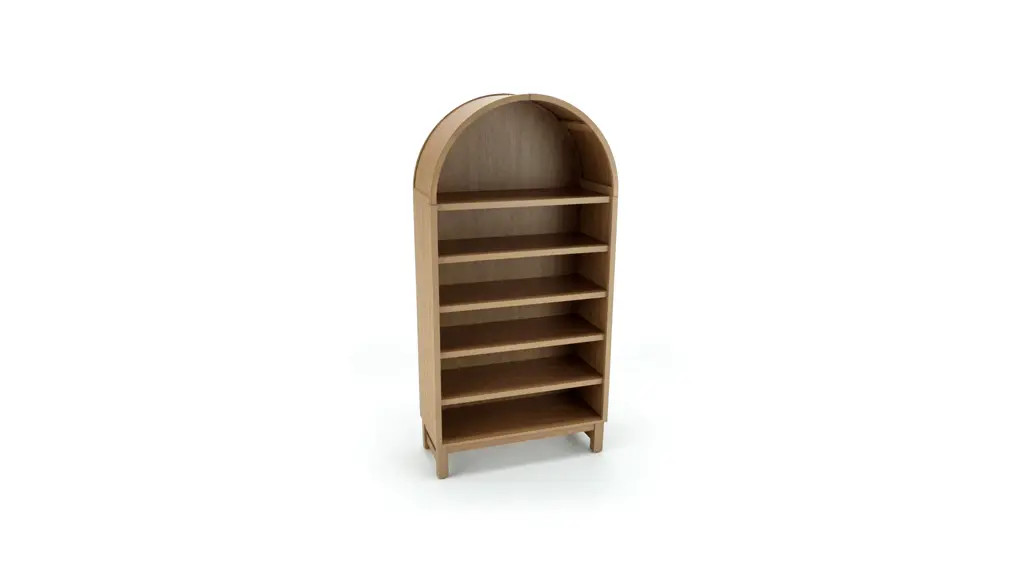 Better Homes & Gardens Juliet Open Arch Bookcase, Light Honey | Walmart (US)
