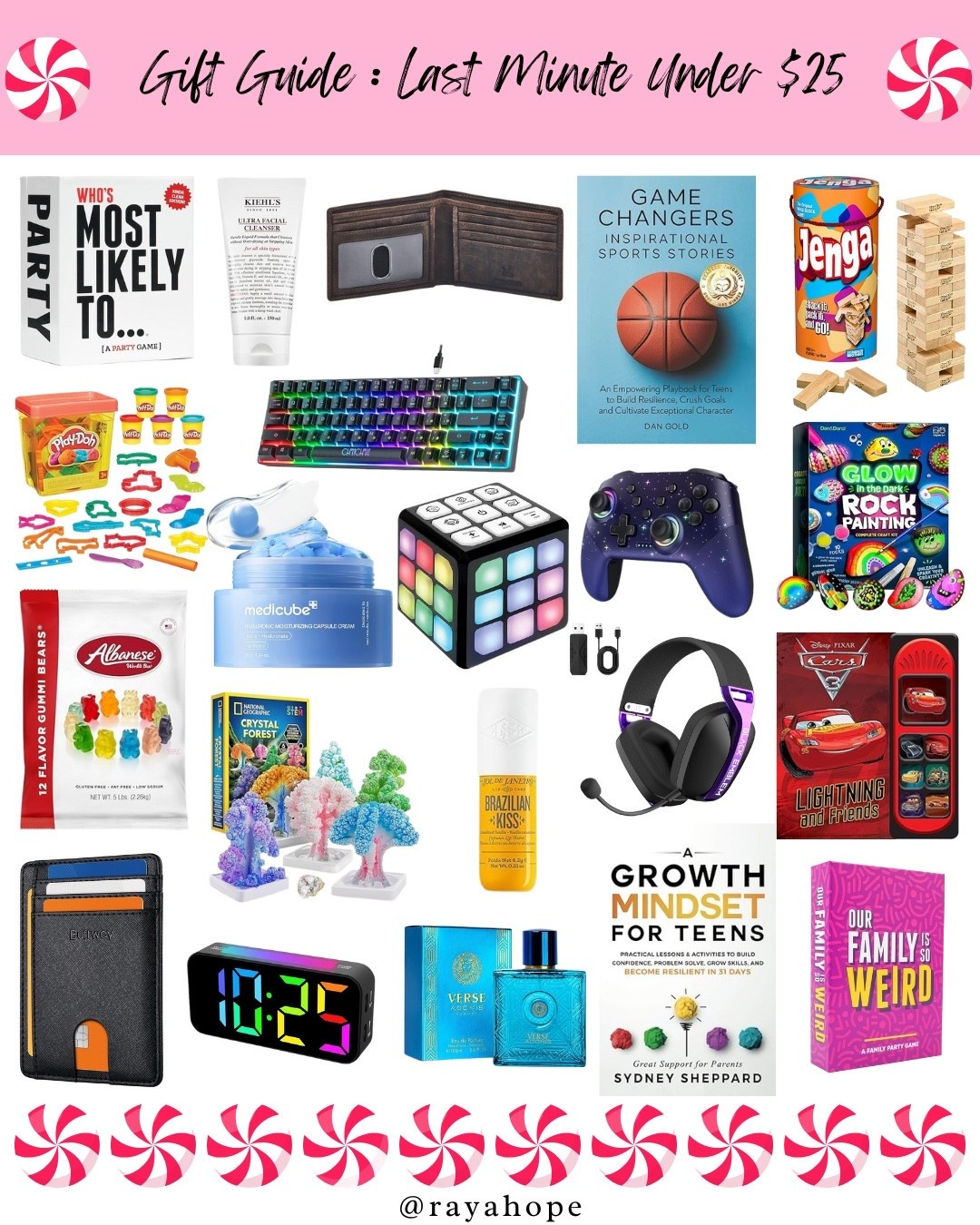 Last Minute Gift Guide Under $25 / Last Minute Gifts / Under $25 Gifts / Amazon Last Minute Gifts / Amazon Under $25 Gifts / Last Minute Amazon Gifts

#LTKSeasonal #LTKGiftGuide #LTKHoliday