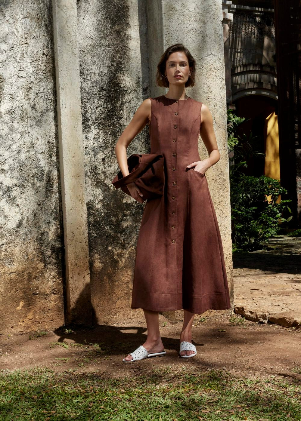 Carmen Linen Dress | Hobbs UK | | Hobbs
