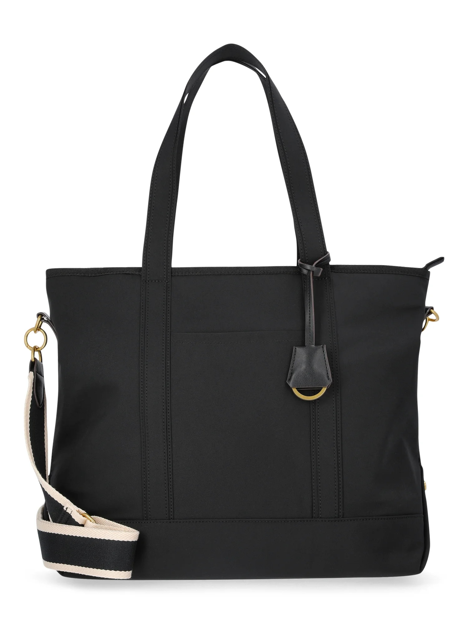 Free Assembly Women's Medium Tote, Black - Walmart.com | Walmart (US)