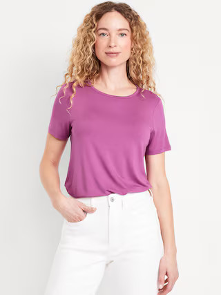 Luxe Crew-Neck T-Shirt | Old Navy (US)