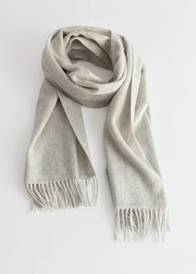 Wool Fringed Blanket Scarf | & Other Stories (EU + UK)