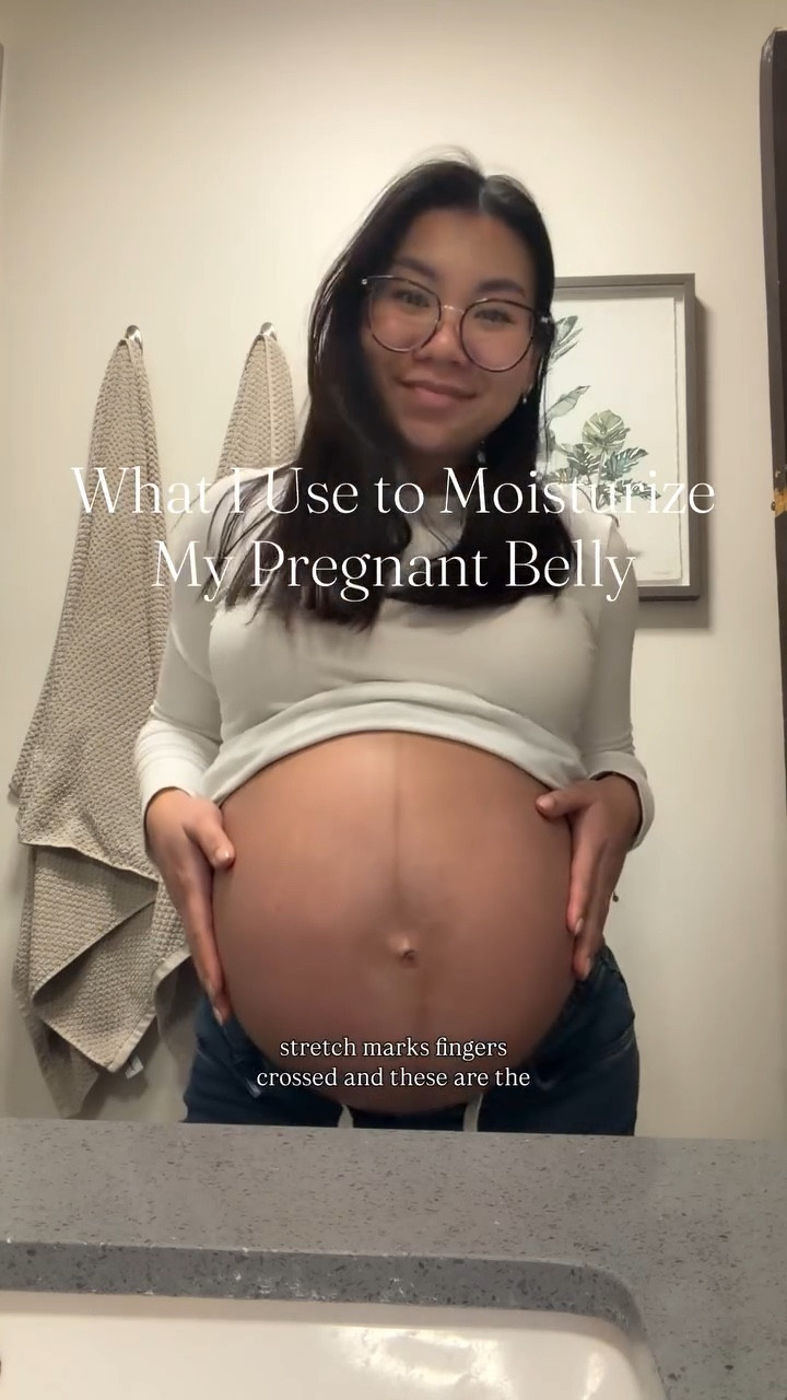 I can’t 100% say this will work for me as I still have a few weeks of pregnancy to go and stretch marks can appear out of no where. Also, stretch marks are largely genetic, which means sometimes you can’t prevent them. 

These are the products I have been using since I was 12 weeks pregnant just to keep the belly as moisturized as possible.

@larocheposay Vit B5 Spray to moisten the skin and B5 actually draws in moisture. Creates a great base before applying the hyaluronic acid.

@drjart Vital Hydra Solution is hyaluronic acid. This deeply hydrates the skin and is best applied to damp skin. 

@cerave Intensive moisturizing cream layered on top to lock in the moisture from the hyaluronic acid. Any really thick moisturizing lotion would work. This is just the one that I like using.

@traderjoes Vit E Oil Blend as the cherry on top. Just to really help lock in all the moisture and improve skin elasticity. I’ve used pure argon oil as well. This one is a really affordable option from Trader Joe’s.
.
.
.
.
#pregnancy #relatable #pregnantbellybump #stretchmarkprevention #firsttimemom