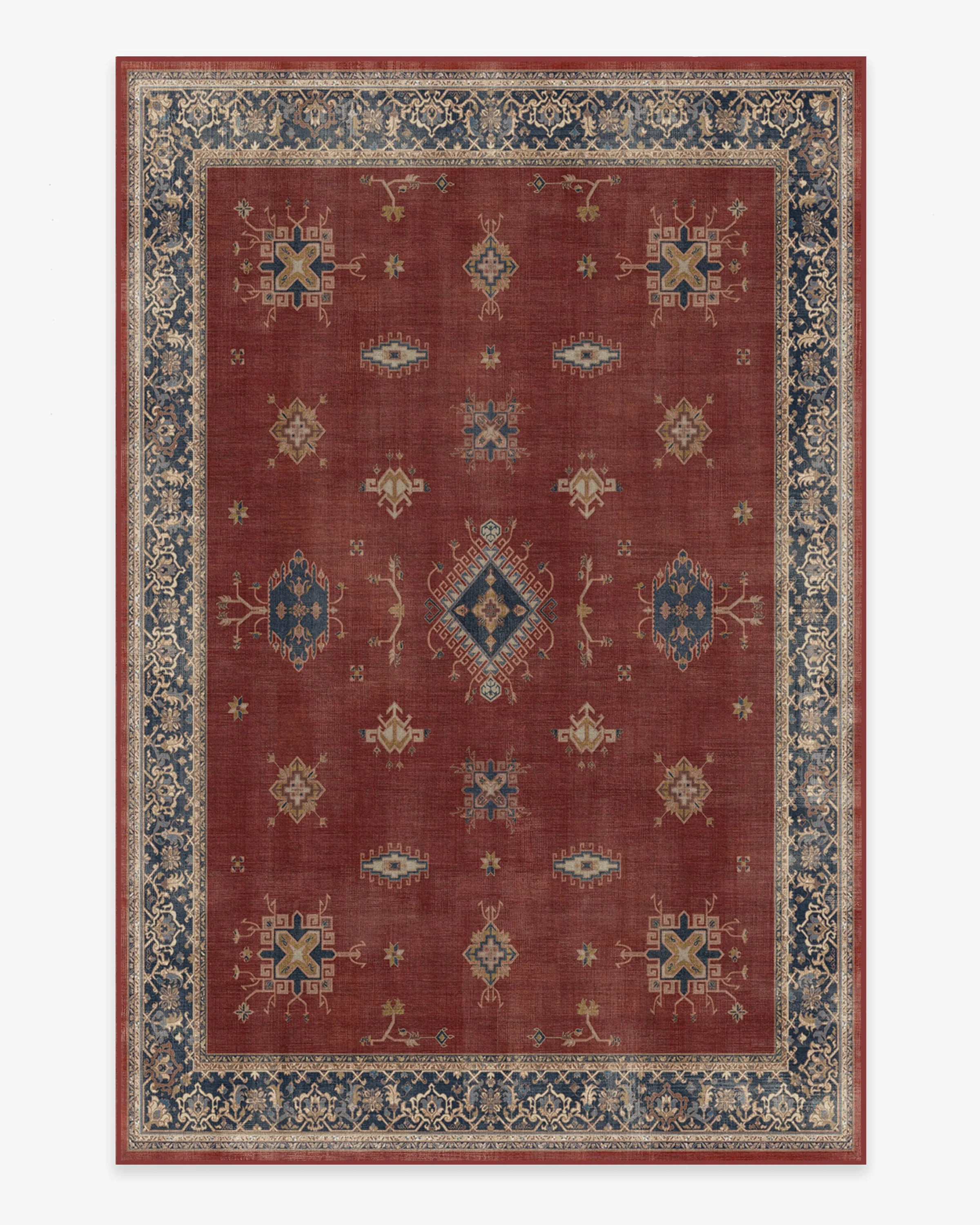 Verena Amber Red Rug | Ruggable