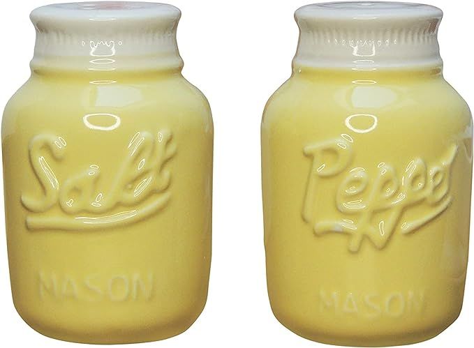 Comfify Vintage Mason Jar Salt & Pepper Shakers Adorable Decorative Mason Jar Decor for Vintage, ... | Amazon (US)
