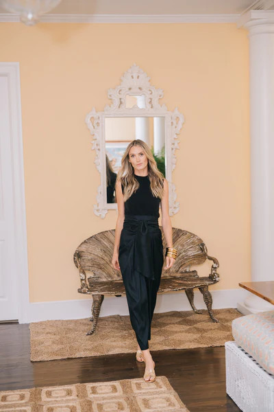 Cartagena Wrap Skirt - Noir | Julia Amory