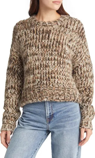 FRAME Marled Crewneck Sweater | Nordstrom | Nordstrom