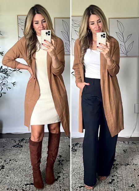 This long duster cardigan is so versatile and affordable - comes in a few colors and I sized down 

Target style , workwear , fall style 

#LTKunder50 #LTKworkwear #LTKSeasonal