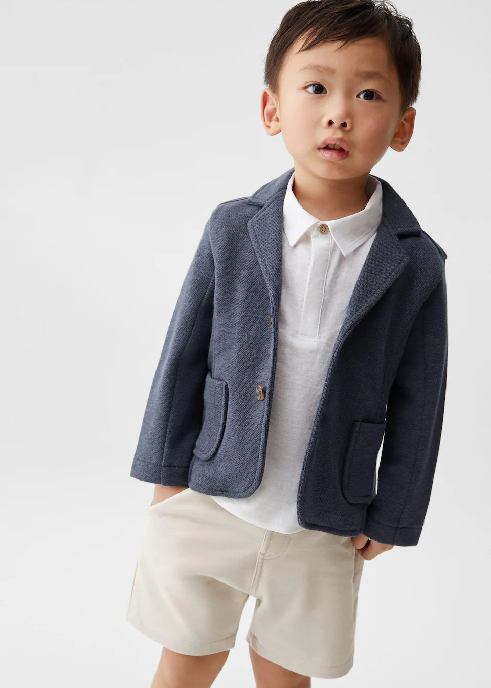 Textured regular fit suit blazer | MANGO (US)