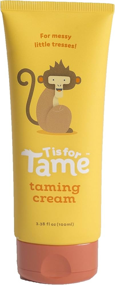 T is for Tame - Hair Taming Cream for Kids, All-Natural for Frizz & Flyaways, Coconut Oil & Jojob... | Amazon (US)