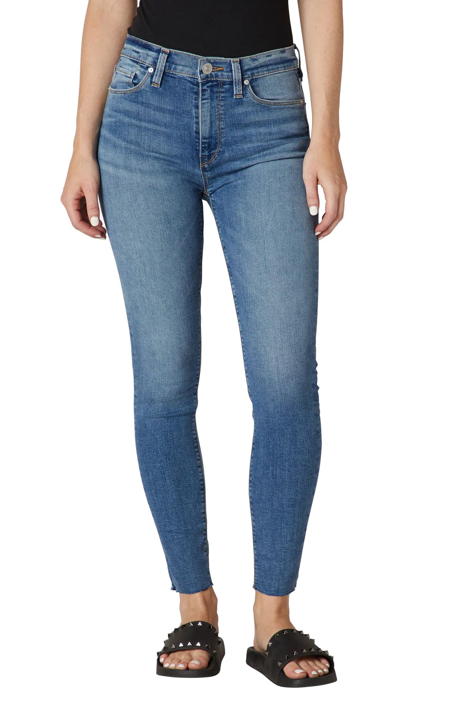 Hudson Jeans Barbara High Waist Ankle Super Skinny Jeans | Nordstrom | Nordstrom