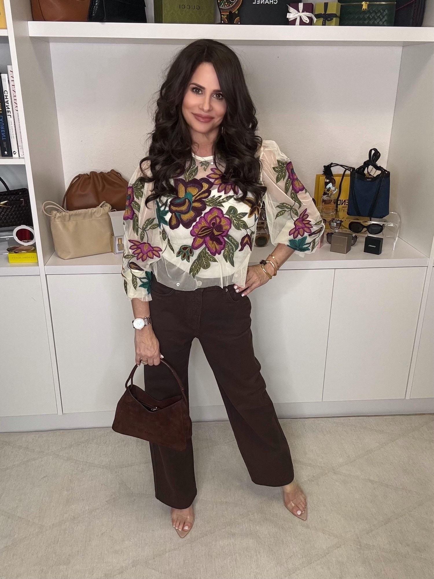 A great Fall date night look or gno look . Top sm , tank med , jeans 25 . 
#datenightlook #fallstyle #embroideredtop



#LTKSeasonal #LTKStyleTip #LTKOver40