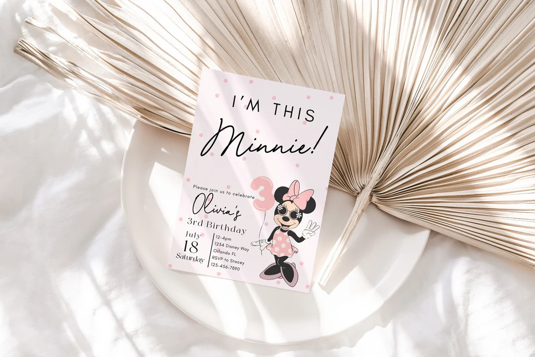 Girl Birthday Invite Printable 3rd Birthday Invitation Girl Birthday 3rd Girl Birthday Invite Gir... | Etsy (US)