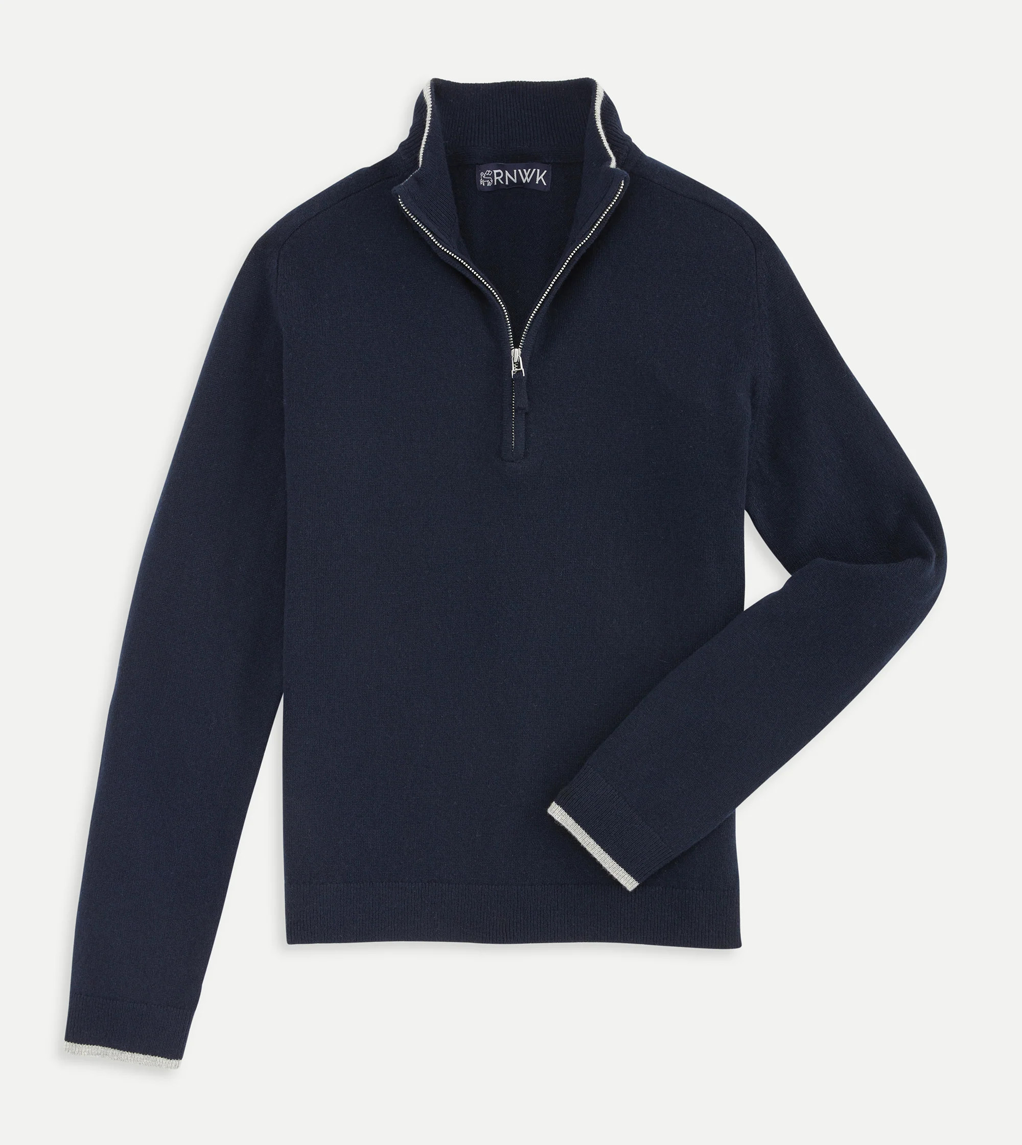 RNWK Wool Cashmere Quarter Zip Sweater | Renwick