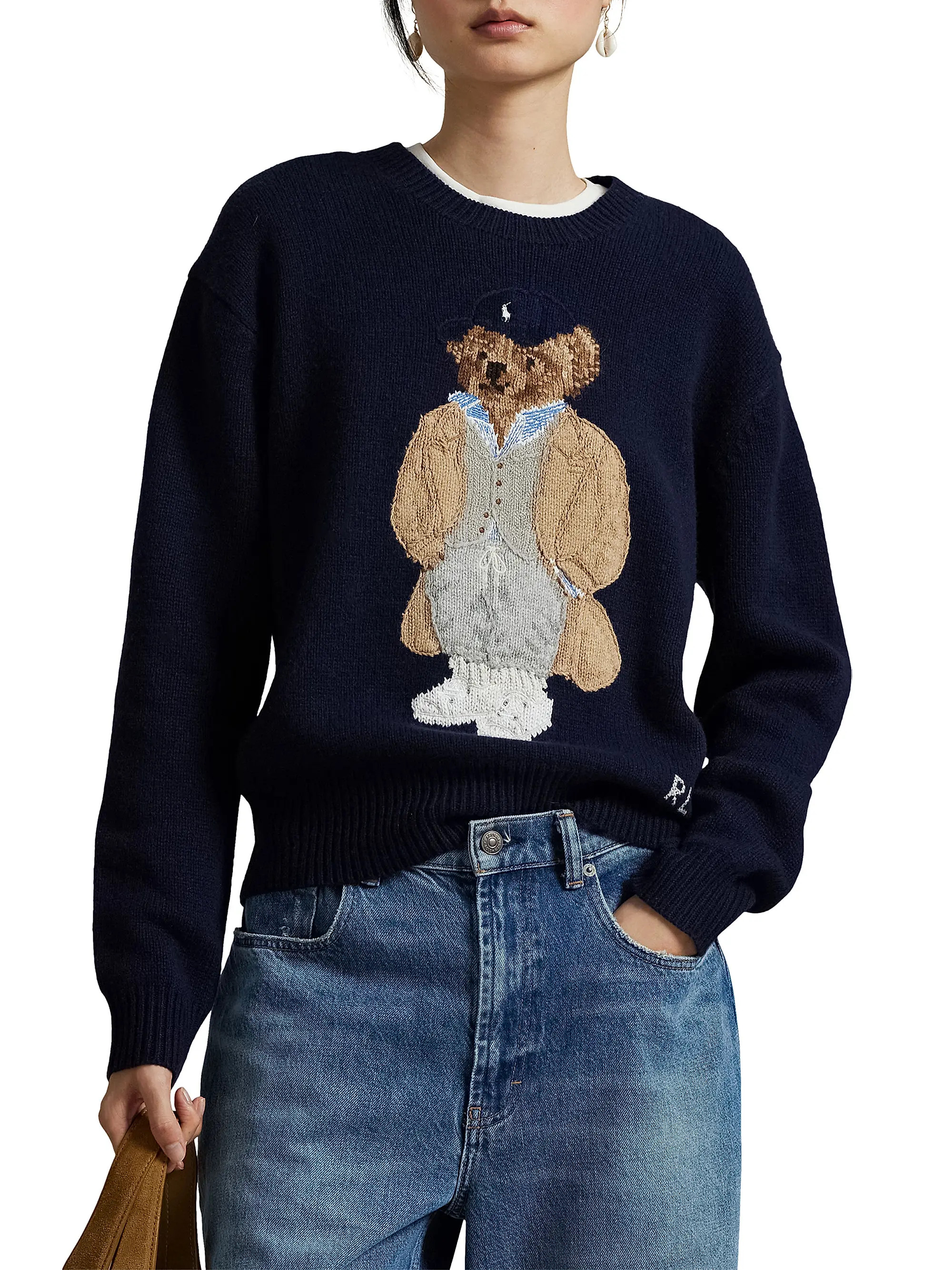 Polo Bear Crewneck Sweater | Saks Fifth Avenue