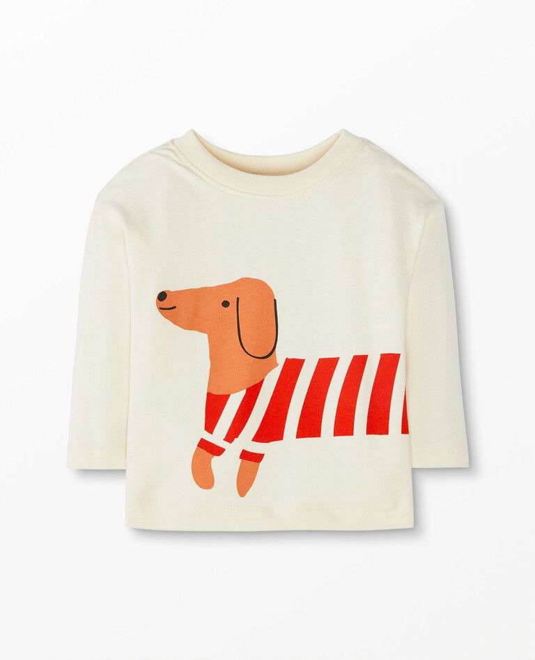 Baby Long Sleeve Graphic Tee | Hanna Andersson