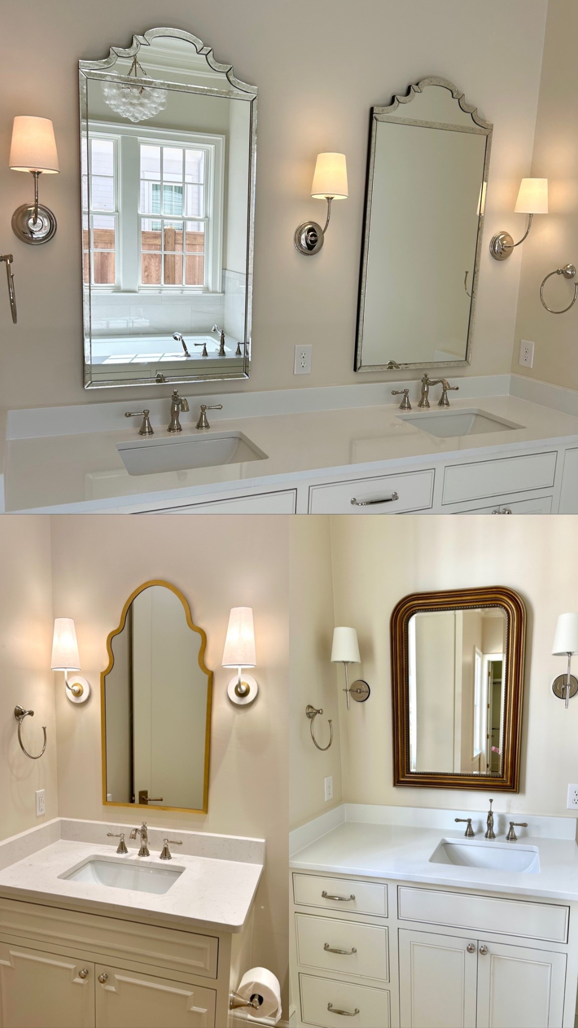 Beautiful Ballard mirrors and visual comfort sconces for new construction home builds or remodels 

#LTKHome #LTKStyleTip #LTKSaleAlert