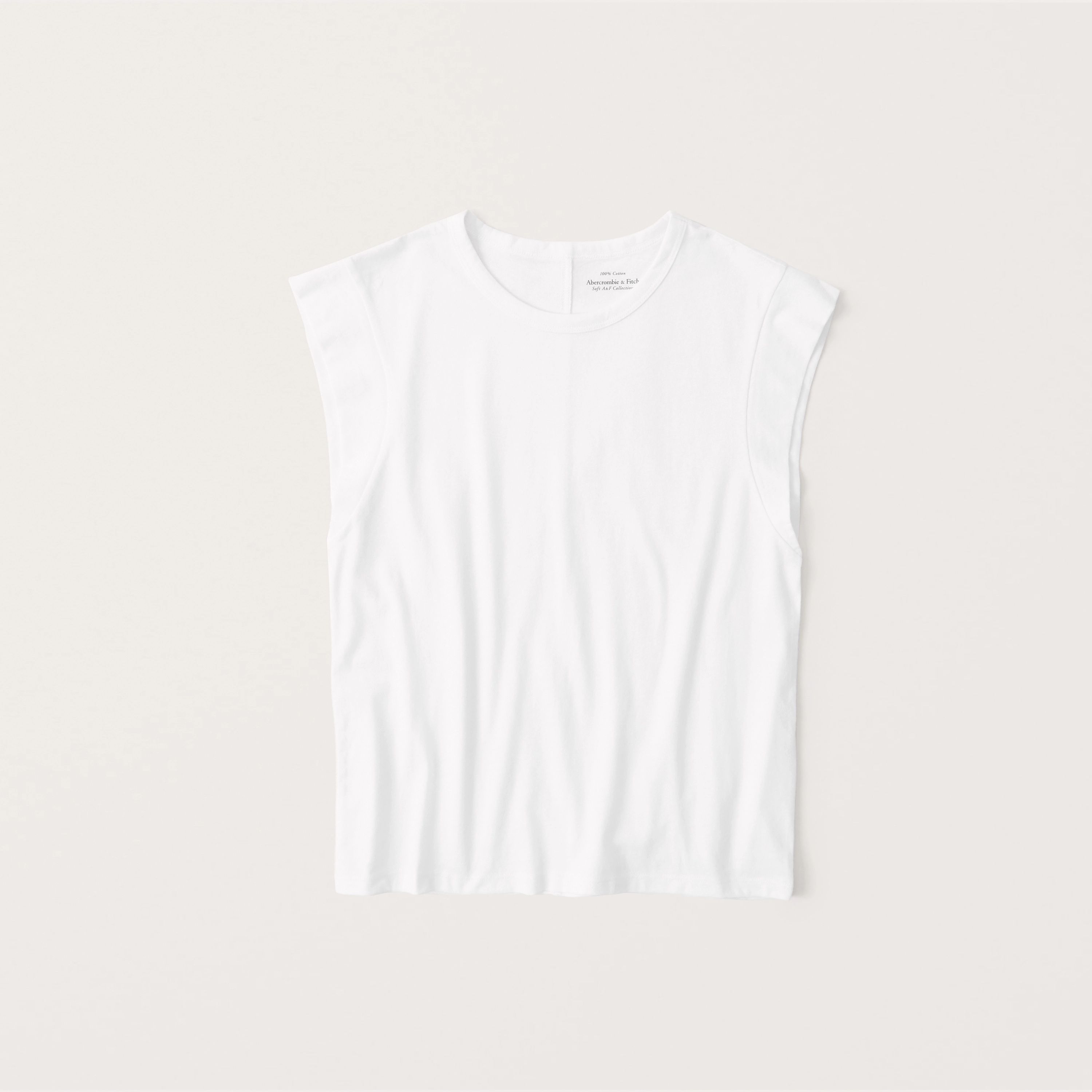 Relaxed Cap-Sleeve Tee | Abercrombie & Fitch (US)