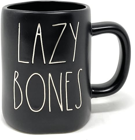 Rae Dunn Lazy Bones ceramic coffee, tea, cup/mug. | Amazon (US)