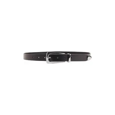 Favorite Daughter The Statement Leather Belt in Black /Gold at Nordstrom, Size Large | Nordstrom