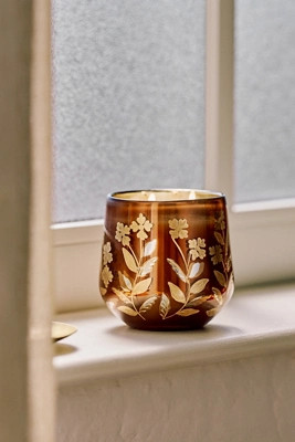 Fallen Leaves Honeycrisp & Oakwood Glass Candle | Anthropologie (US)