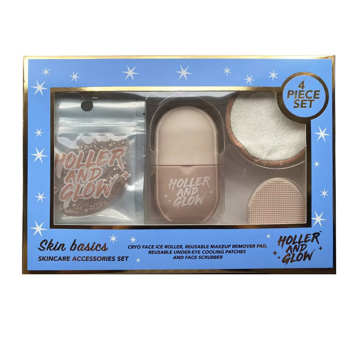 Holler and Glow Spa Facial Tools Giftset - 4pc | Target