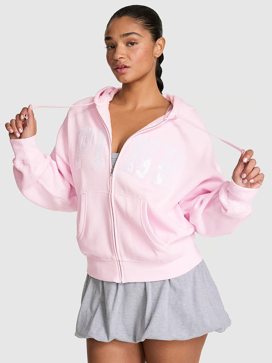 Campus Fleece™ Full-Zip Hoodie | Victoria's Secret (US / CA )