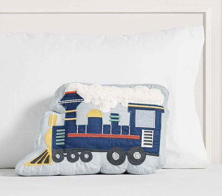 Sound Train Pillow | Pottery Barn Kids