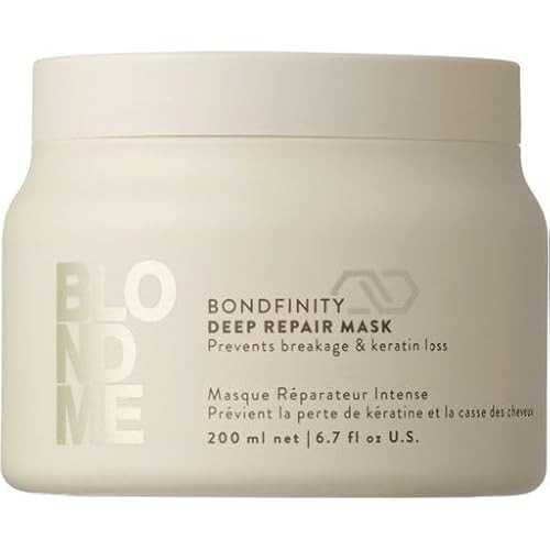 BlondMe Bondfinity Deep Repair Mask for Blonde Hair | Intensive Hair Treatment | Strengthens, Repairs, & Prevents Breakage | For Blonde, Lightened, & Grey Hair | Amazon (US)