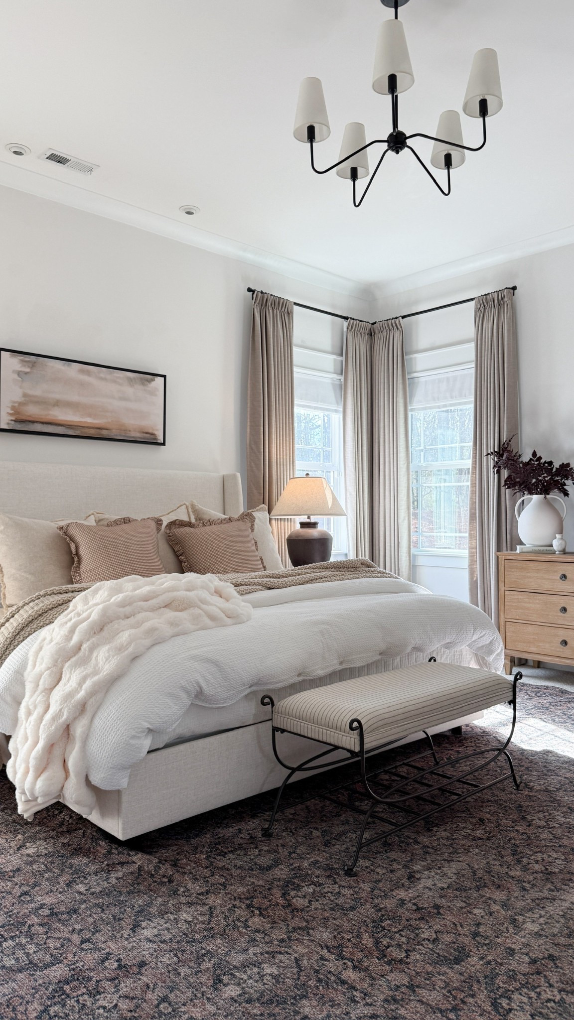 Neutral and cozy primary bedroom! I just love this space!

#LTKHome