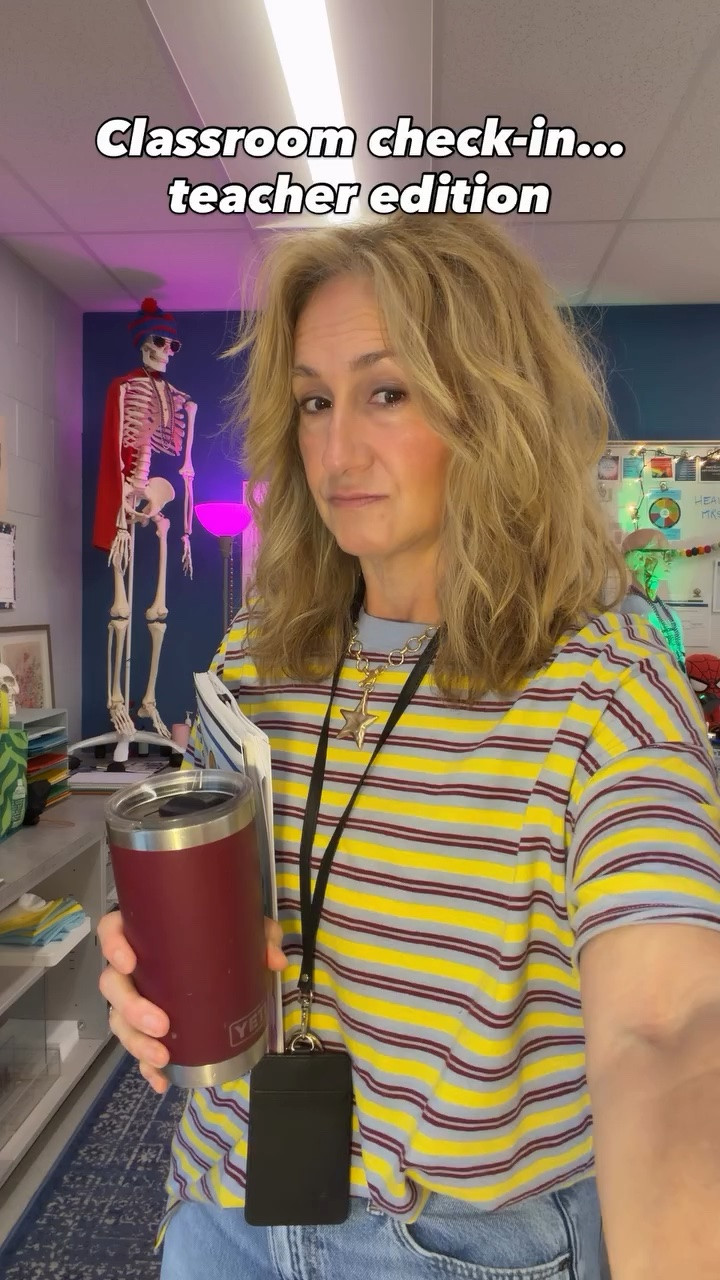 Today’s fit was built entirely around this adorable little Aerie tee 😂🌈

The colors are SO out of the ordinary for me — bright yellow, baby blue & burgundy — which honestly is exactly why I gravitated toward it in the first place.

Immediately gave me Ernie from Sesame Street vibes 😅Now where’s Bert?

Pulled out my tried & true Gap barrel jeans because they just work every single time & then matched the burgundy in the tee with my burgundy Vans ❤️🤌

Finished everything off with this versatile little star necklace from Urban Outfitters ⭐️ Honestly this thing is going to be cute all summer long — Memorial Day, 4th of July, Labor Day… all of it.

Hair is doing that “air dried yesterday & slept on recklessly” thing today so apparently we’re channeling Whitesnake energy for this Friday 🫠

Not mad about it.

✨ LTK link here: https://www.shopltk.com/explore/Teacher_Fits_by_Lora

#GapStyle #Aerie #VansStyle #LTKTeacher #TeacherOOTD

#LTKgrwm #LTKootd #LTKmorningroutine