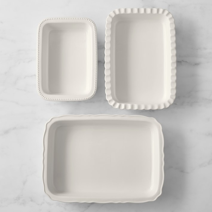 Williams Sonoma Stoneware Rectangular Bakers, Set of 3 | Williams-Sonoma