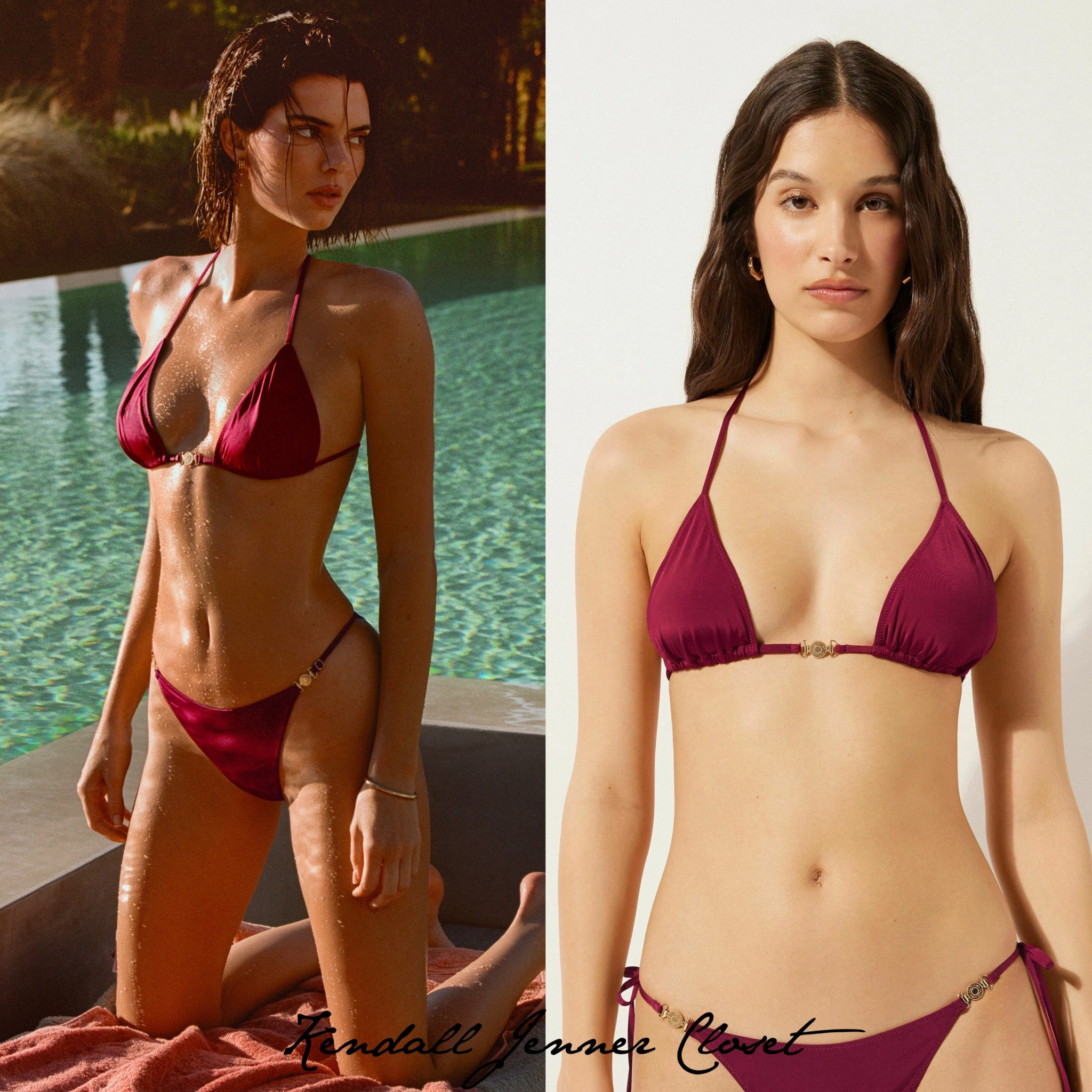 #KendallJenner stuns in the #Calzedonia Triangle Swimsuit Top’ ($60) + ‘String Thong Swimsuit Bottoms’ ($39) in Cherry Red! 🍒

#celebritystyle #bikini 


#LTKSwim #LTKFindsUnder100 #LTKFindsUnder50