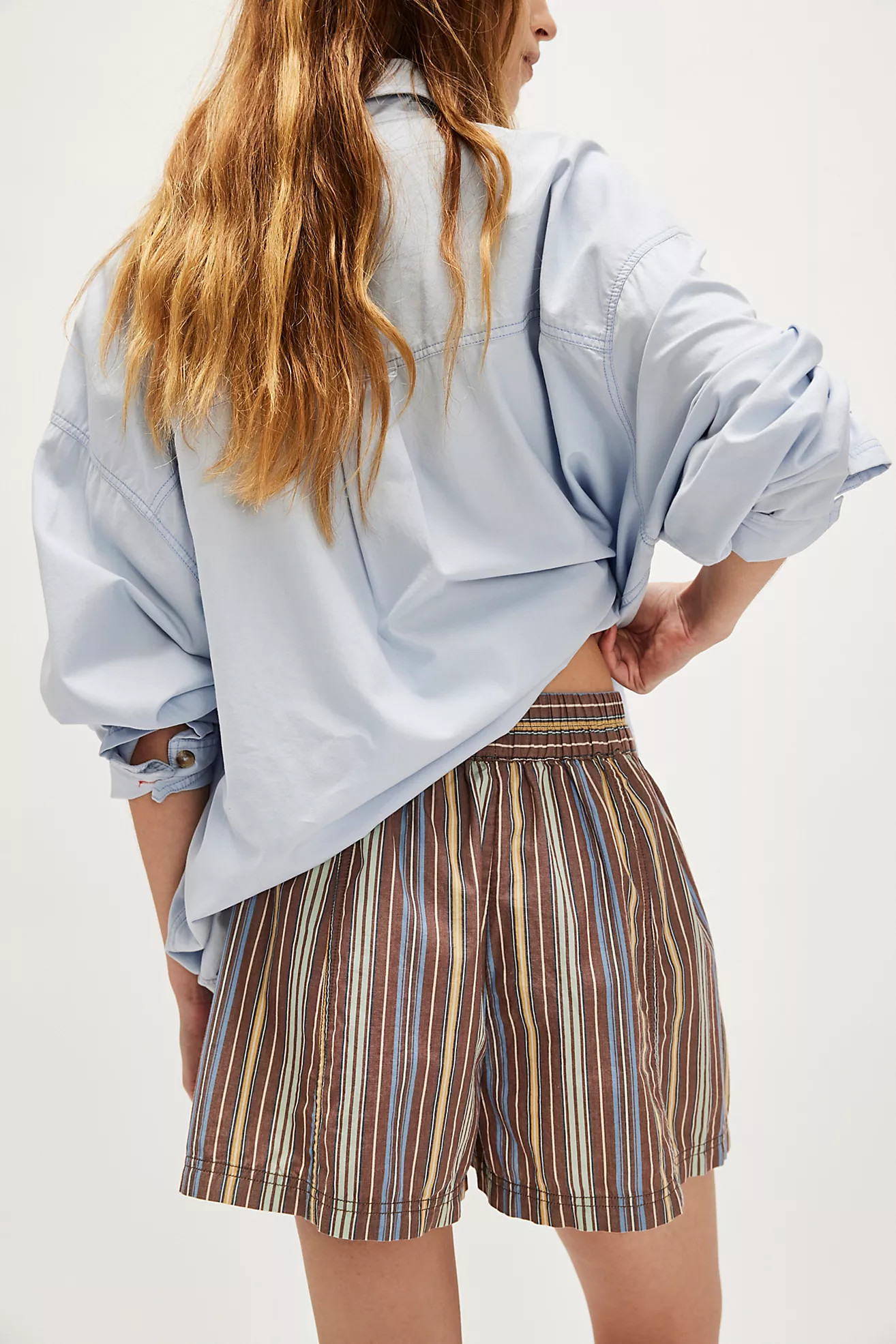 Get Free Striped Pull-On Shorts | Free People (Global - UK&FR Excluded)