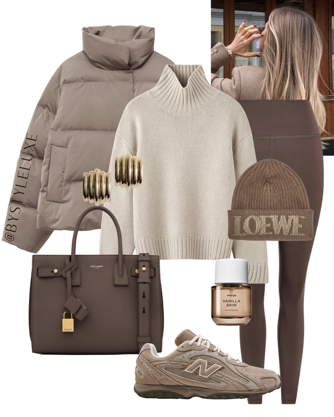 COSY JUMPER - Oversized cashmere jumper styled with leggings and taupe puffer jacket for a neutral casual winter look

#trainers #winteroutfit #coat

#LTKfitness #LTKshoes #LTKwinter