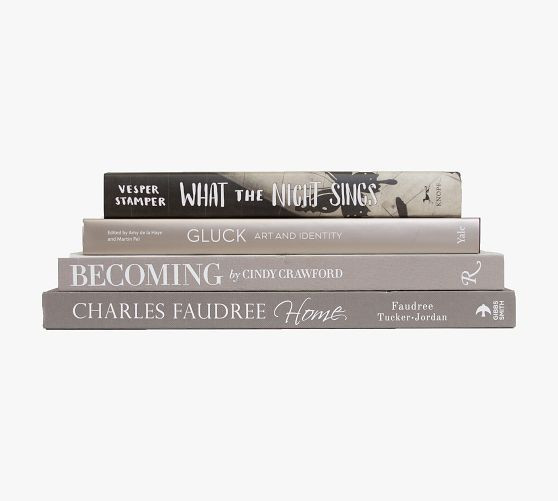 Modern Dust Jacket ColorStak Books - Set of 4 | Pottery Barn (US)