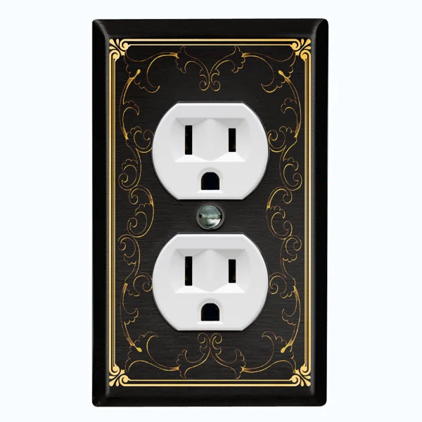 Victorian Vintage 1-Gang Toggle Light Switch Wall Plate | Wayfair Professional