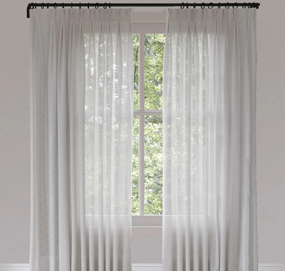 Tailored Pleat Café Curtains - Hues | DesignShop | DesignShop