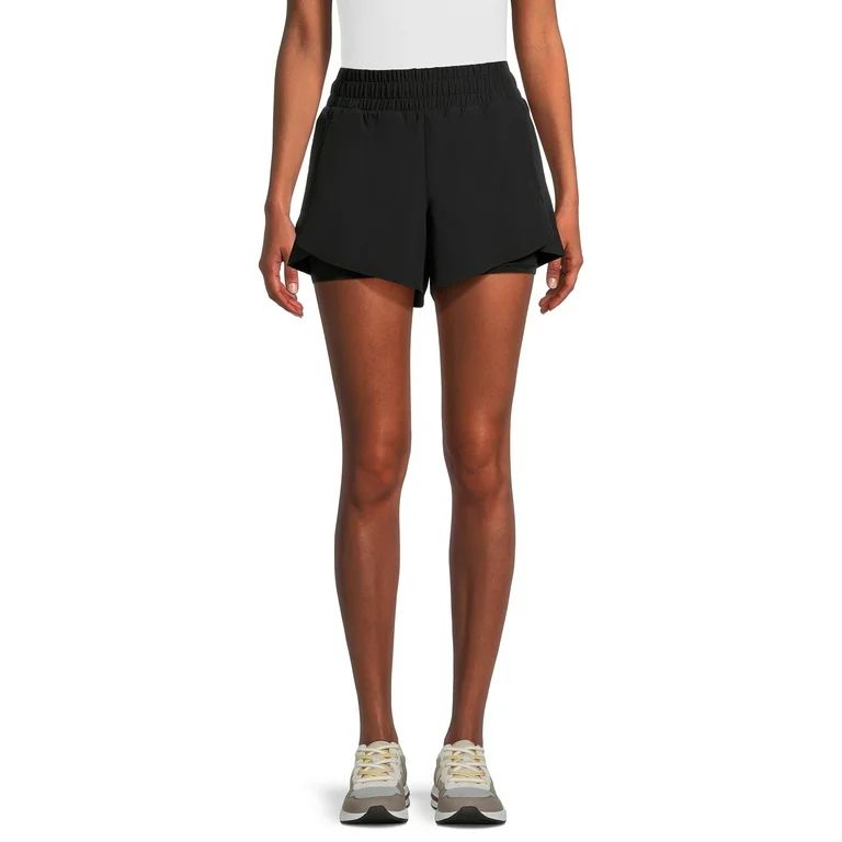Avia Women's Running Shorts with Bike Liner, 5" Inseam, Sizes XS-XXXL | Walmart (US)
