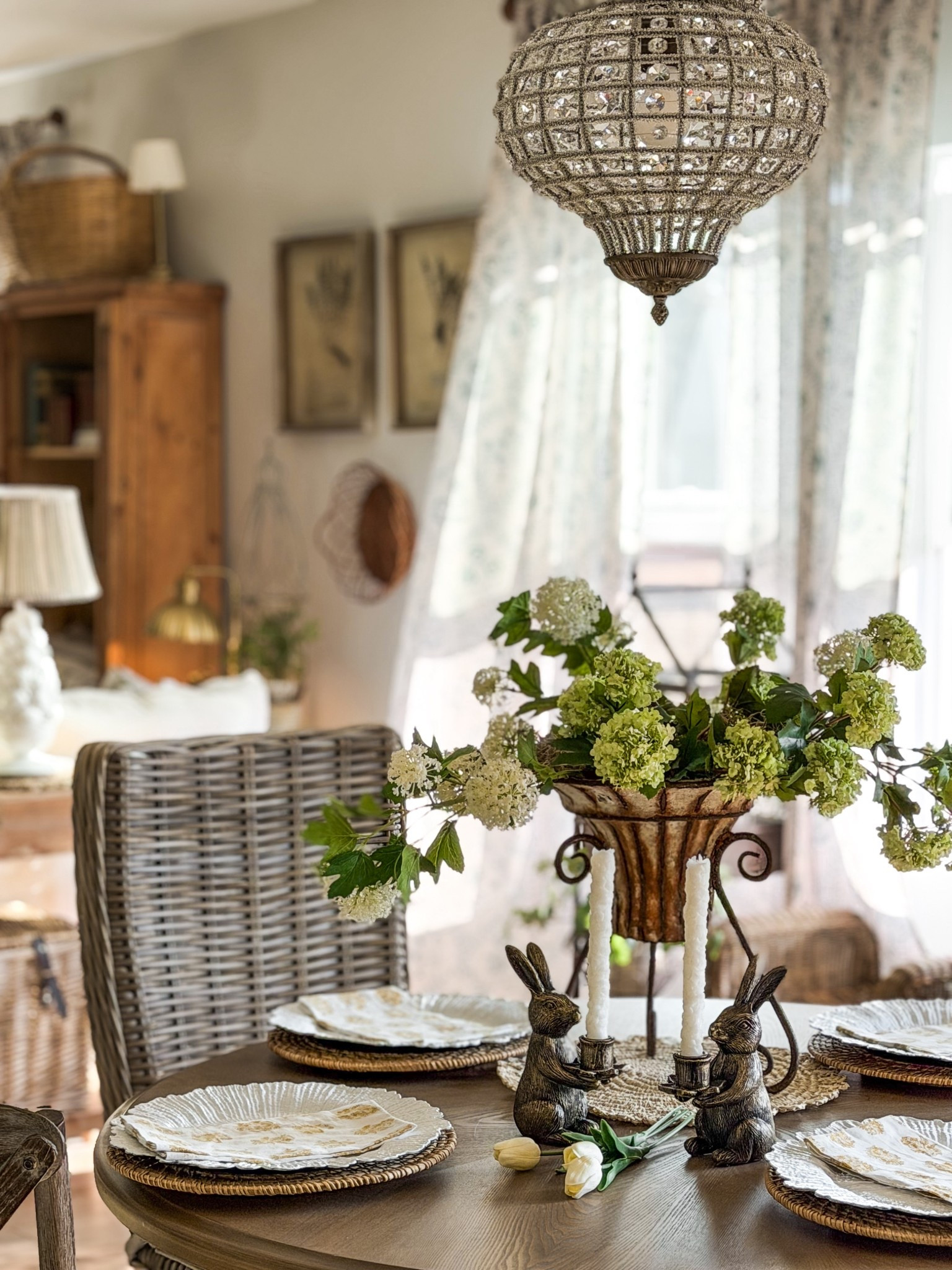 There’s something about bronze bunnies that instantly makes a spring table feel layered & storied.

These vintage inspired bunny taper candle holders from @decorsteals add that quiet old world charm I’m always looking for when styling a spring dining table. The aged bronze finish feels collected, not trendy, & I love how they anchor fresh florals, woven chargers, & soft linen textures so effortlessly.

They are sweet without feeling overly seasonal, which means you can style them from early spring through Easter & even into summer cottage tablescapes.

If you love subtle seasonal decorating that feels timeless & intentional, these are such a beautiful touch. Happy Sunday friend! 🤍 xo, Krystle 

#LTKSeasonal #LTKHome