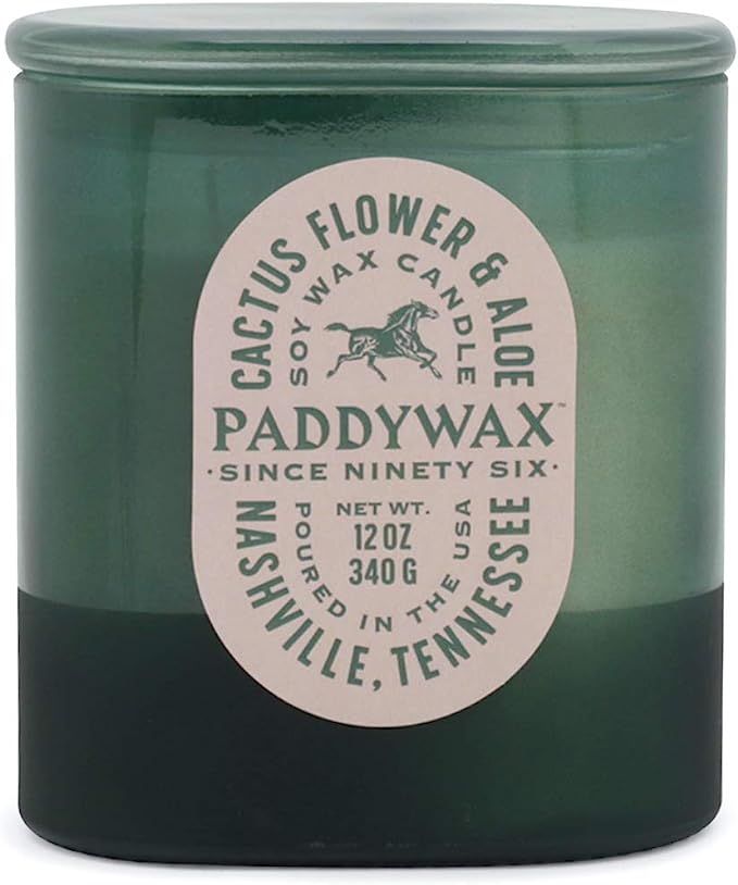 Paddywax Candles VS1005 Vista Collection Scented Candle, 12-Ounce, Cactus Flower & Aloe, 12 Ounce... | Amazon (US)