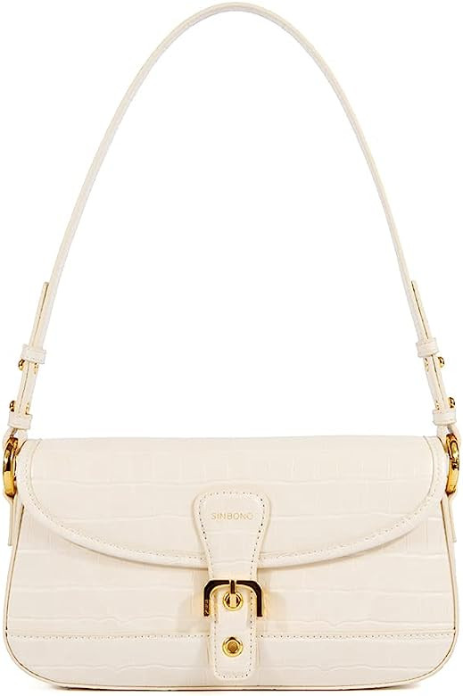 SINBONO Small Purses for Women, Classic Vegan Leather Shoulder Bag Designer Clutch Handbags with ... | Amazon (US)