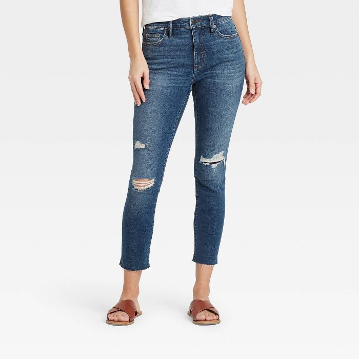 Women's High-Rise Skinny Cropped Jeans - Universal Thread™ | Target