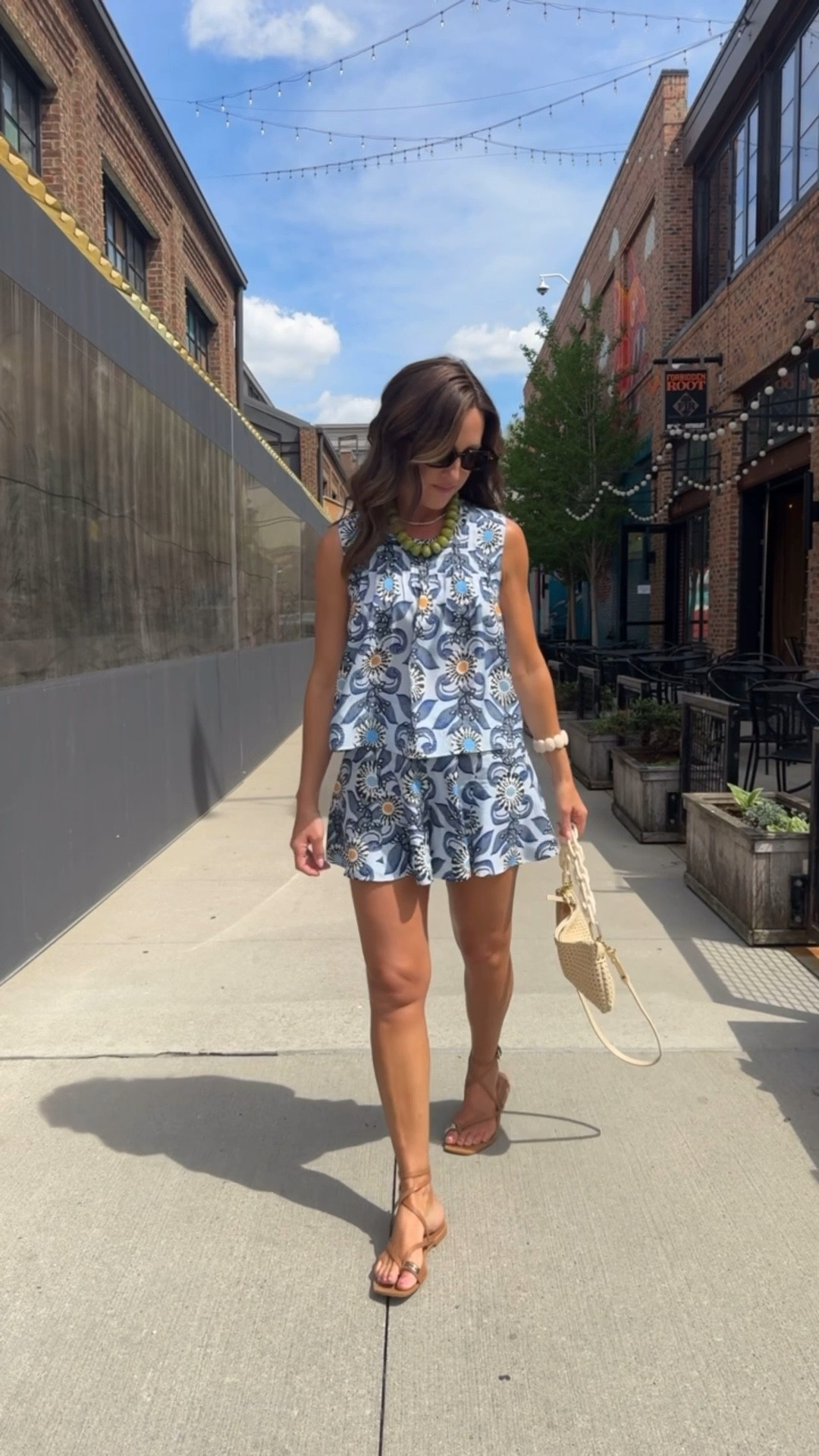 Obsessed with this matching set. Is it a splurge? Very much so. But I’ll be wearing it to a variety of Spring/Summer events. 
Size 0 shorts. Size 2 top  

#LTKootd #LTKmomlife #LTKSeasonal