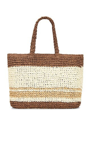 Nikki Beach Amalfi Tote Bag in Brown. | Revolve Clothing (Global)