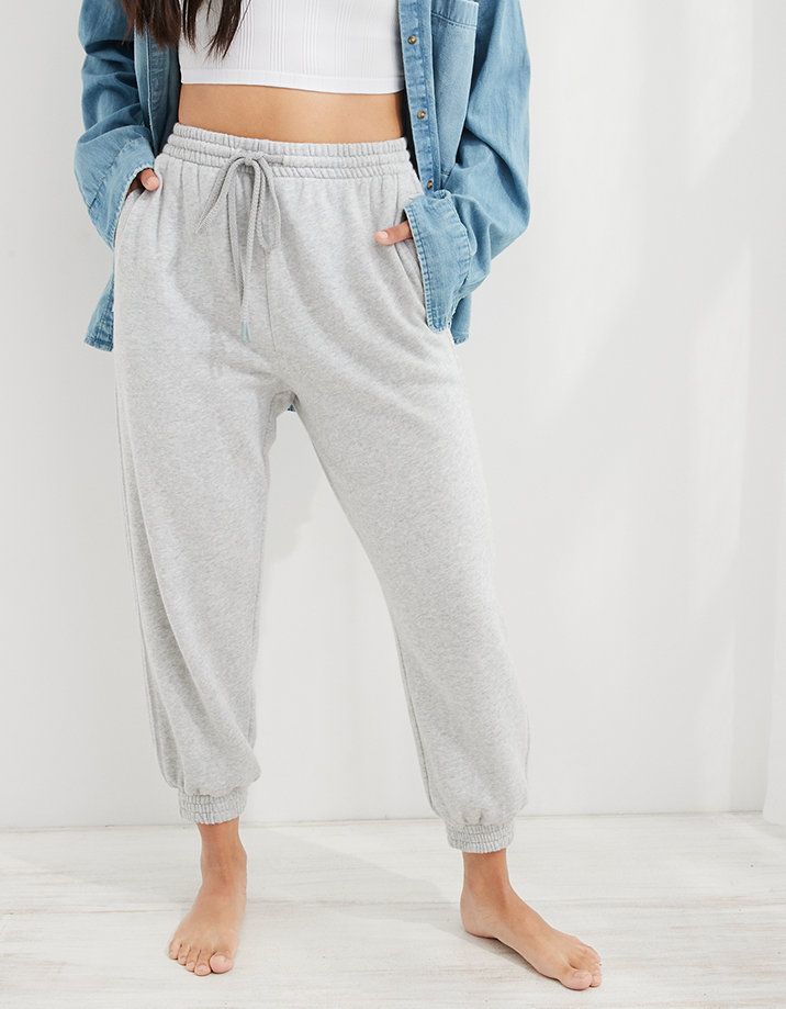 Aerie The Sweat Everyday Cozy High Waisted Jogger | American Eagle Outfitters (US & CA)