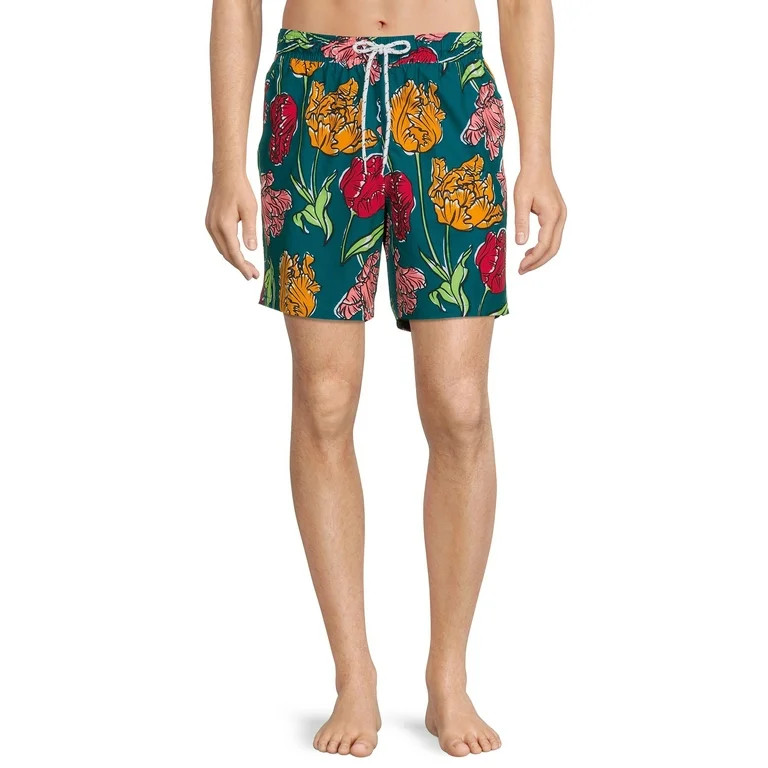 George Men's & Big Men's All Guy 7" Swim Trunks | Walmart (US)