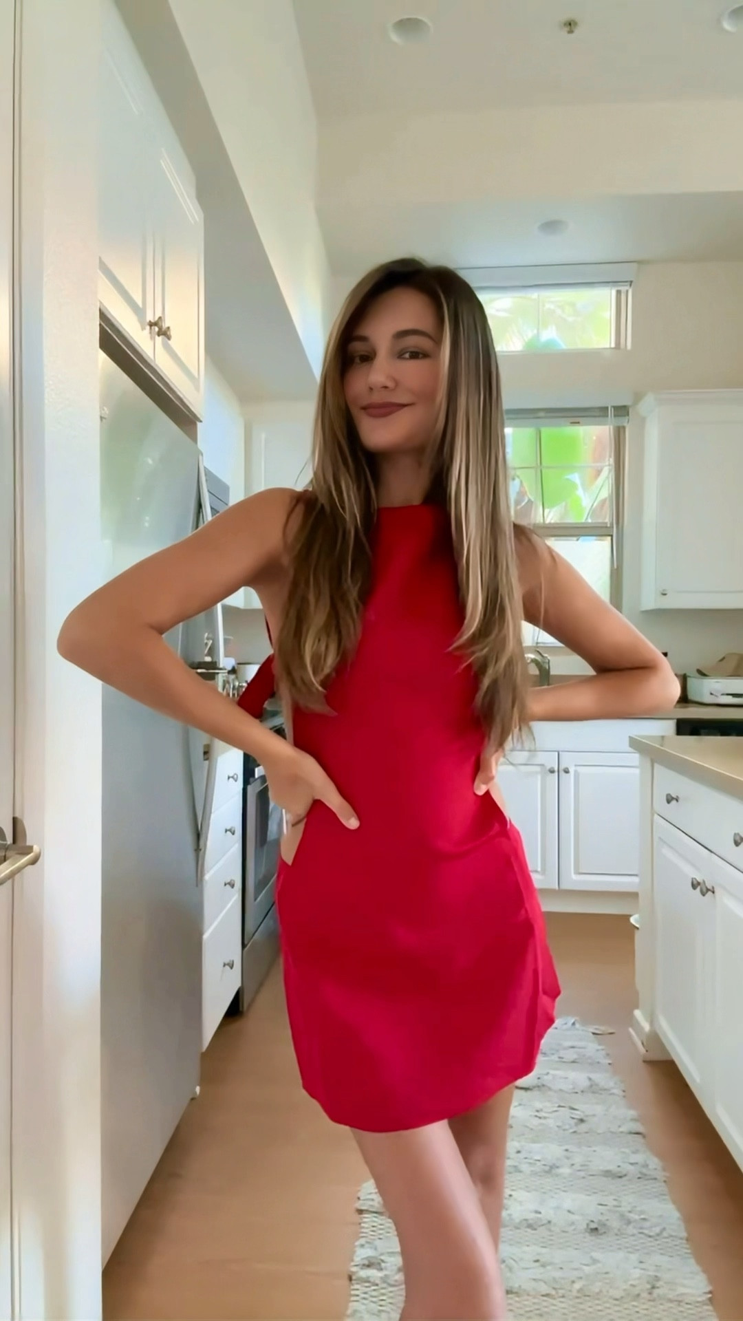 red dress, mini dress, going out outfit, date night, fall dress, red lips, straightener, hair tools, fall fashion, fall dress 

#LTKBeauty #LTKVideo #LTKStyleTip