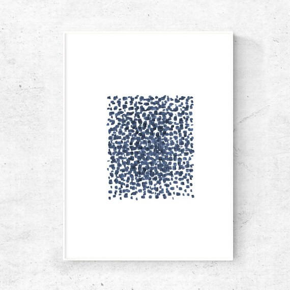 Minimalist blue printable, downloadable art prints, abstract blue wall decor, digital print, abst... | Etsy (US)